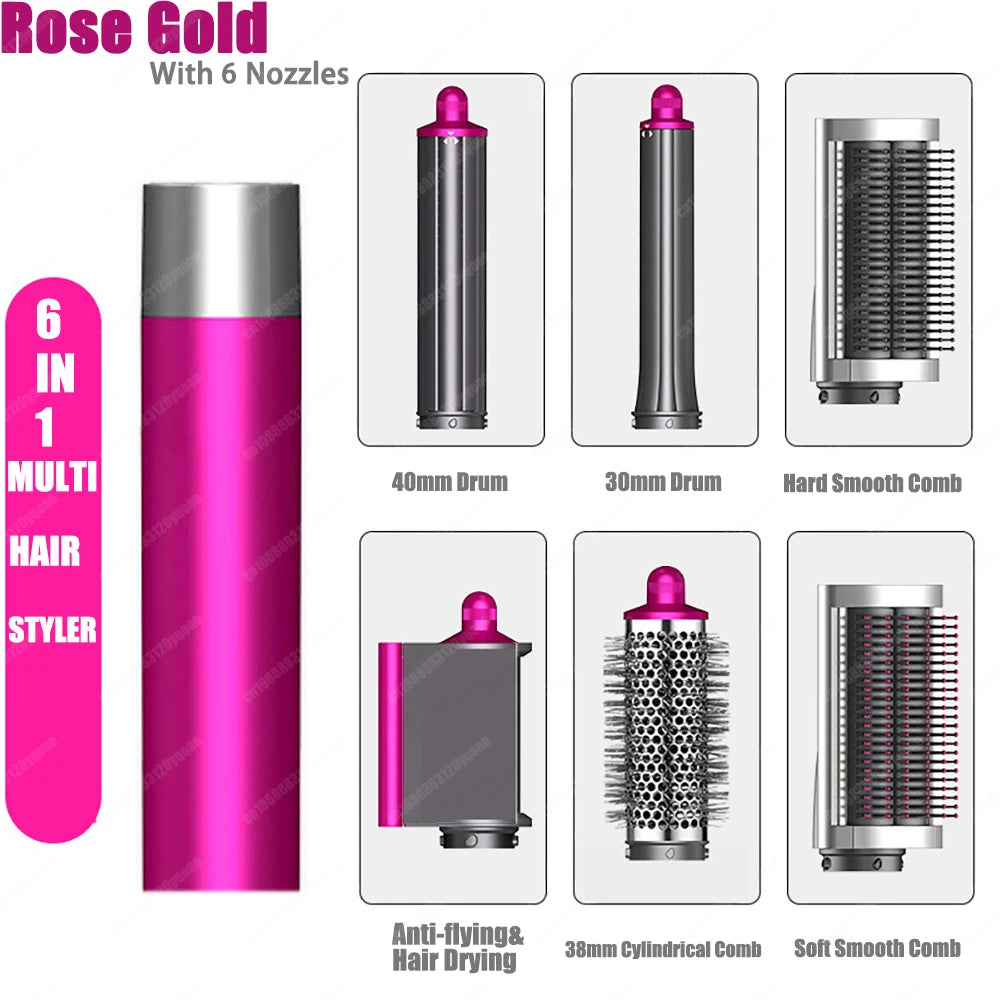 Professional 6-in-1 Salon Hair Styler