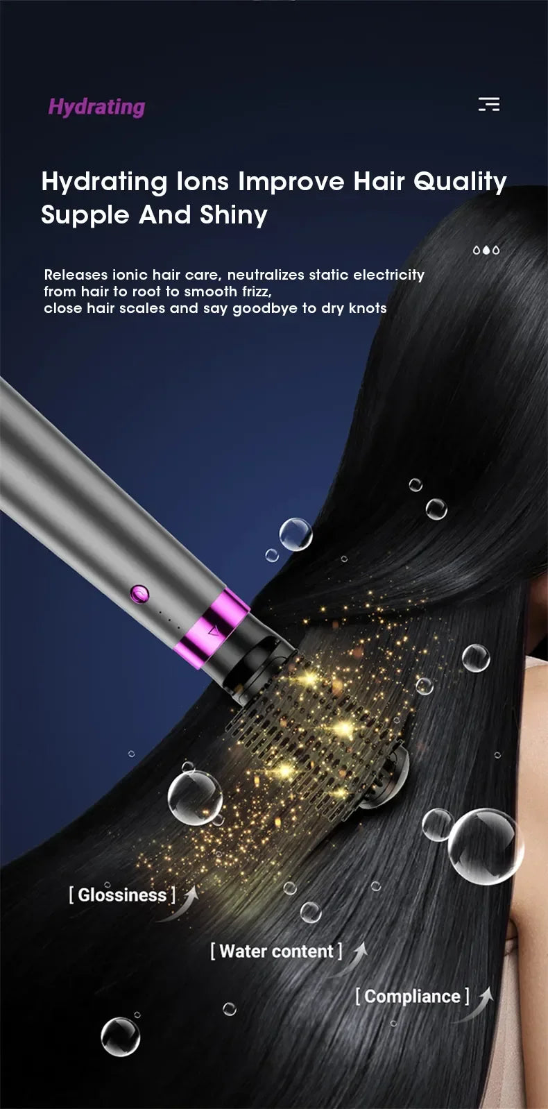 5-in-1 Negative Ion Hair Dryer Styler