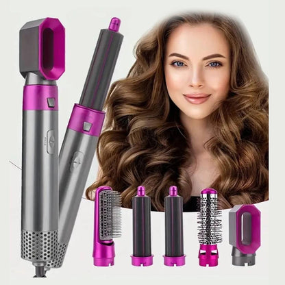 5-in-1 Negative Ionic Hot Air Brush