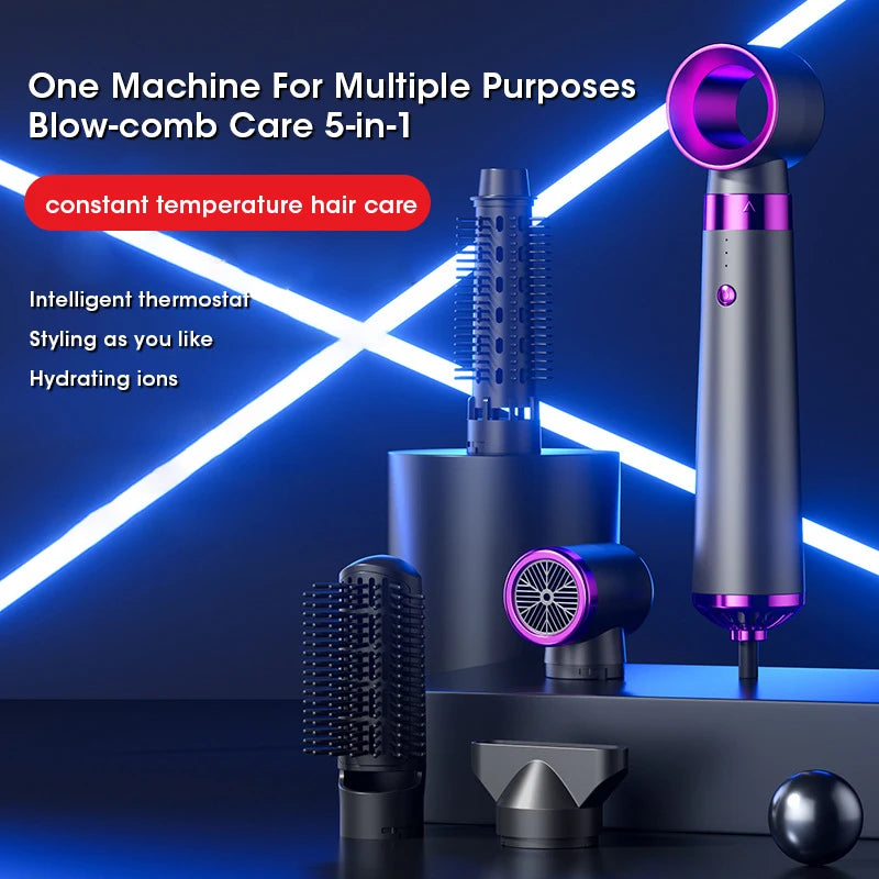 5-in-1 Negative Ion Hair Dryer Styler