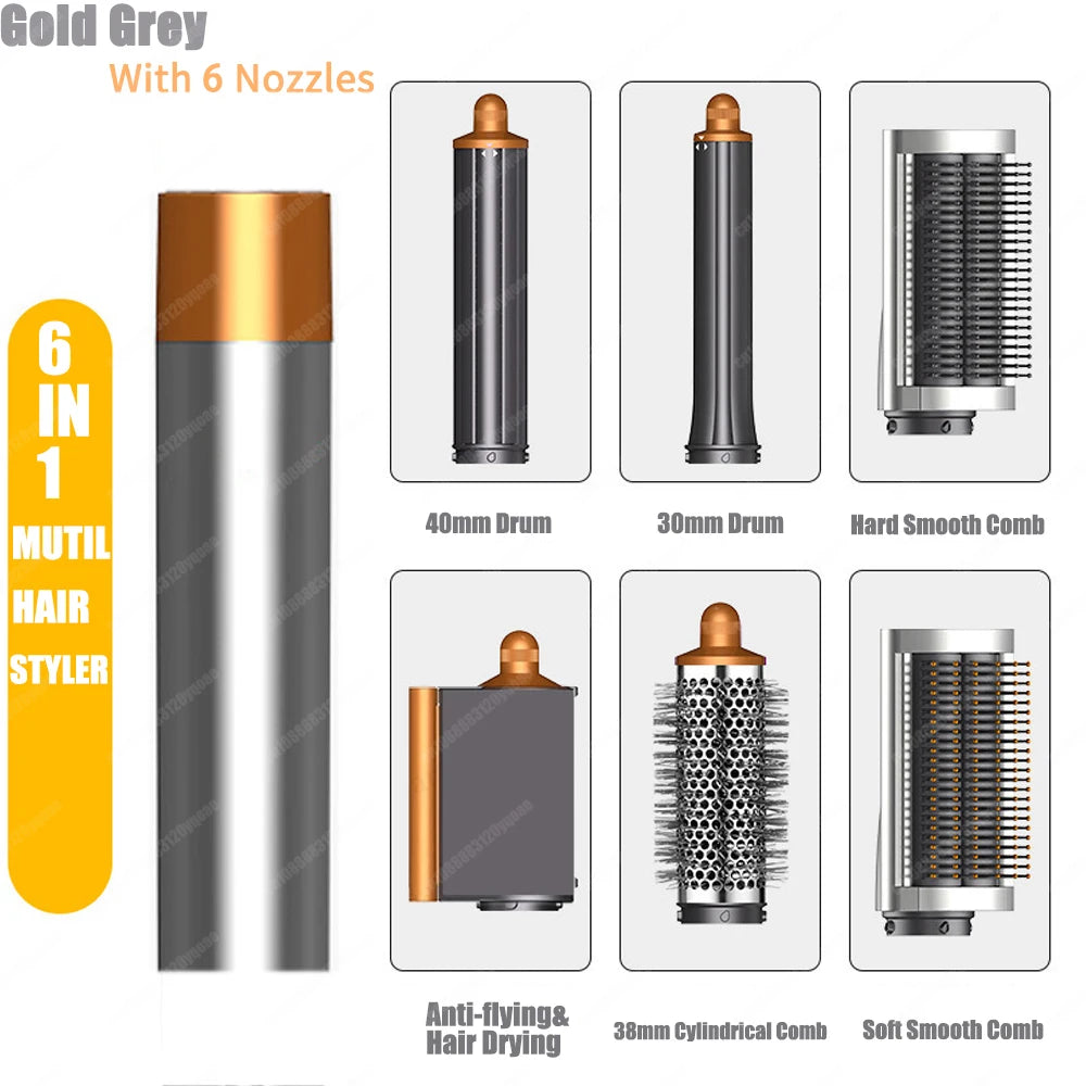 Professional 6-in-1 Salon Hair Styler